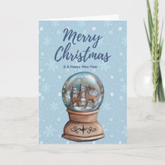 Frohe Weihnachten und ein glückliches neues Jahr Karte