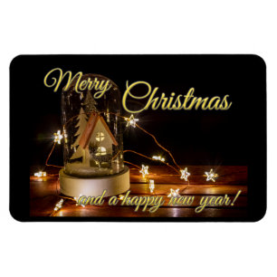Frohe Weihnachten und ein glückliches neues Jahr! Magnet