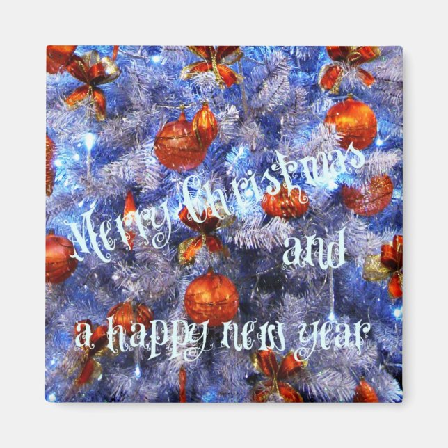 Frohe Weihnachten und ein glückliches neues Jahr! Magnet (Vorne)