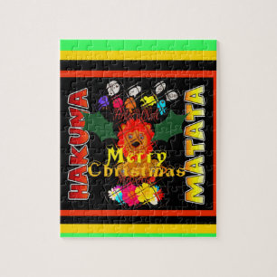 Frohe Weihnachten und ein glückliches neues Jahr Puzzle