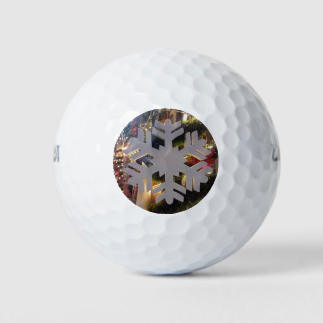 Frohe Weihnachten und ein glückliches neues Jahr S Golfball (Vorderseite)