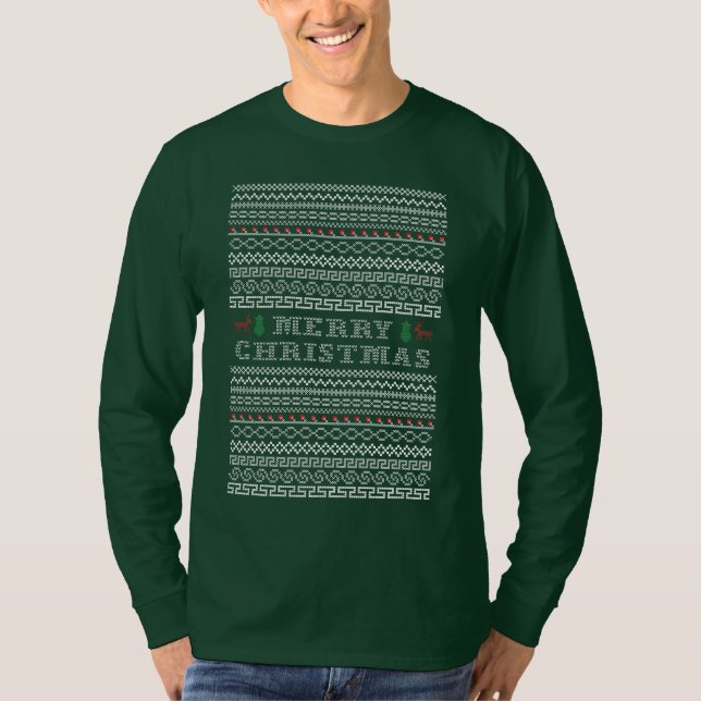 Frohe Weihnachten und ein glückliches neues Jahr! T-Shirt (Vorderseite)