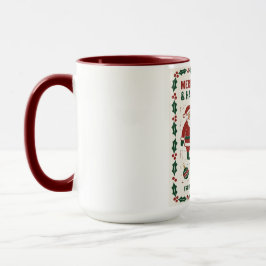 Frohe Weihnachten und ein glückliches neues Jahr Tasse