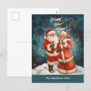 Frohe Weihnachten und ein gutes Neues Jahr Postkar