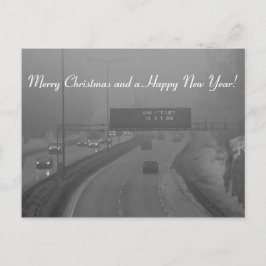 Frohe Weihnachten und eine glückliche Neujahrskart