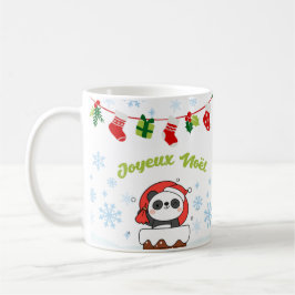 Frohe Weihnachten und frohes neues Jahr Pandas Kaffeetasse