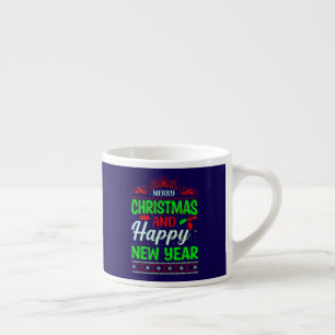 Frohe Weihnachten und Glück im neuen Jahr 61064 Espressotasse