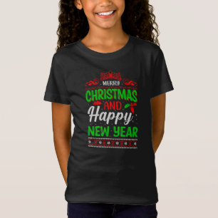 Frohe Weihnachten und Glück im neuen Jahr 61064 T-Shirt