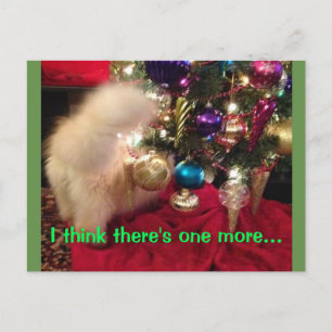 Frohe Weihnachten und Glück im neuen Jahr Postkarte