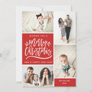 Frohe Weihnachten und glückliche Neujahr Multi-Fot