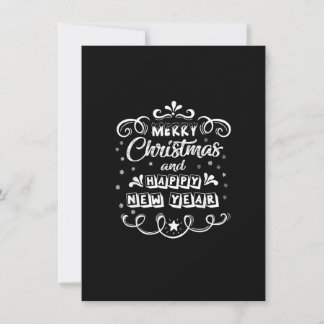 Frohe Weihnachten und glückliche Neujahr Weihnacht Einladung