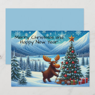 Frohe Weihnachten und glückliche Neujahrselosen