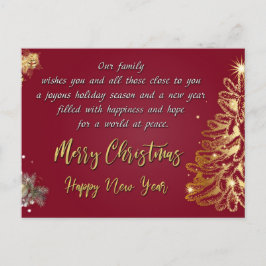 Frohe Weihnachten und glückliches Neues Jahr