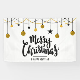 Frohe Weihnachten und glückliches Neues Jahr Banner