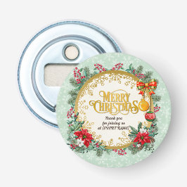 Frohe Weihnachten und glückliches Neues Jahr für L Flaschenöffner