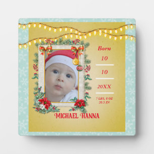 Frohe Weihnachten und glückliches Neues Jahr für L Fotoplatte