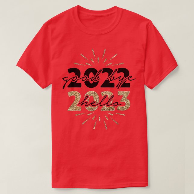 Frohe Weihnachten und glückliches neues Jahr Gute  T-Shirt (Design vorne)