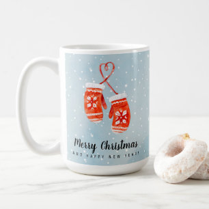 Frohe Weihnachten und glückliches Neues Jahr Kaffeetasse