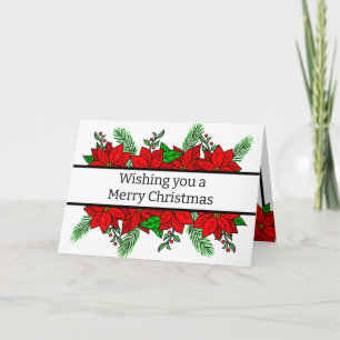 Frohe Weihnachten und glückliches Neues Jahr Karte