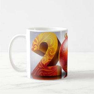 Frohe Weihnachten und glückliches Neues Jahr Tasse