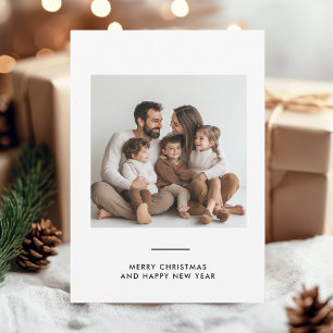 Frohe Weihnachten und glückliches Neujahrsfamilien Einladung