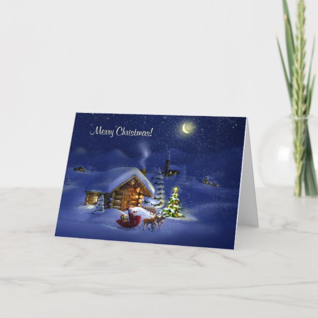 Frohe Weihnachten und guten Rutsch ins Neue Jahr! (Vorderseite)