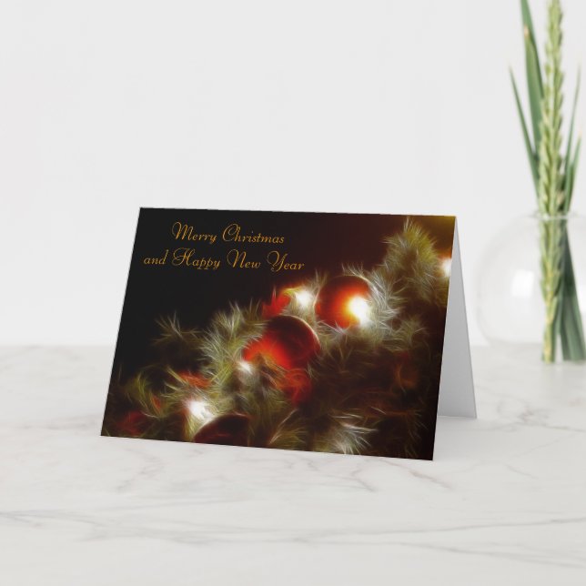 Frohe Weihnachten und Happ... (Vorderseite)