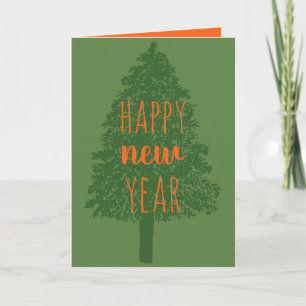 Frohe Weihnachten und Neujahrsgrüße Karten mit Tan