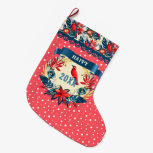 Frohe Weihnachten und viel Glück ins neue Jahr! Ro Großer Weihnachtsstrumpf