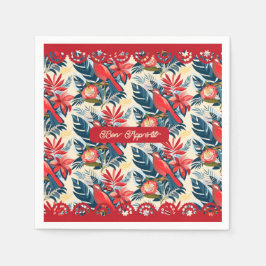 Frohe Weihnachten und viel Glück ins neue Jahr! Ro Serviette