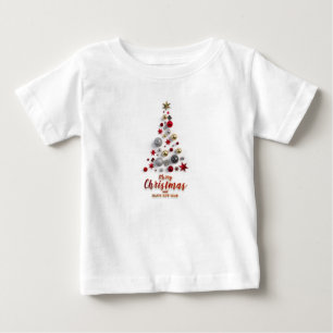 Frohe Weihnachten und Wintersaison Baby T-shirt