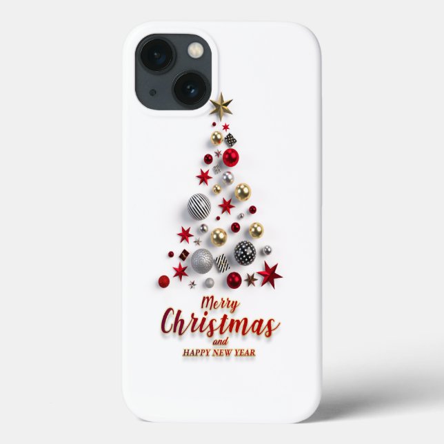 Frohe Weihnachten und Wintersaison Case-Mate iPhone Hülle (Rückseite)