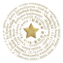 Frohe Weihnachten Unterschiedliche Sprachen Aufkle