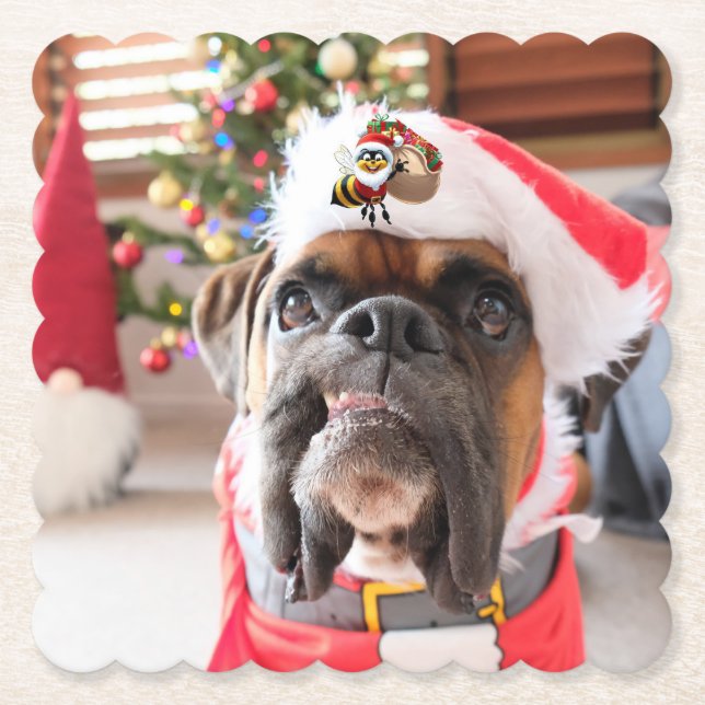 Frohe Weihnachten Untersetzer (Vorderseite)