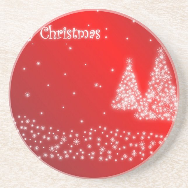 Frohe Weihnachten Untersetzer (Vorne)