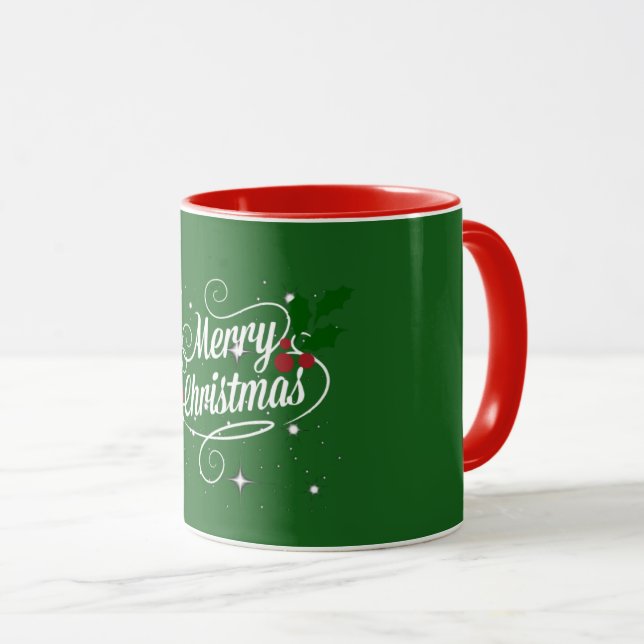 Frohe Weihnachten, Urlaubstöne Tasse (VorderseiteRechts)