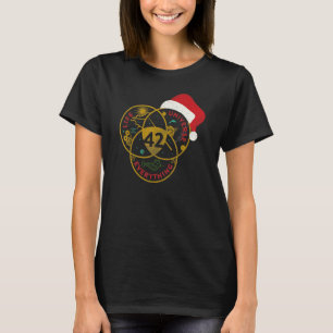 Frohe Weihnachten Venn-Diagramm Leben Das Universu T-Shirt