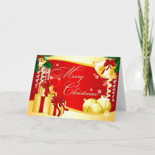 Frohe Weihnachten verzieren Geschenke