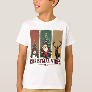 Frohe Weihnachten Vibes nur Weihnachten T-Shirt
