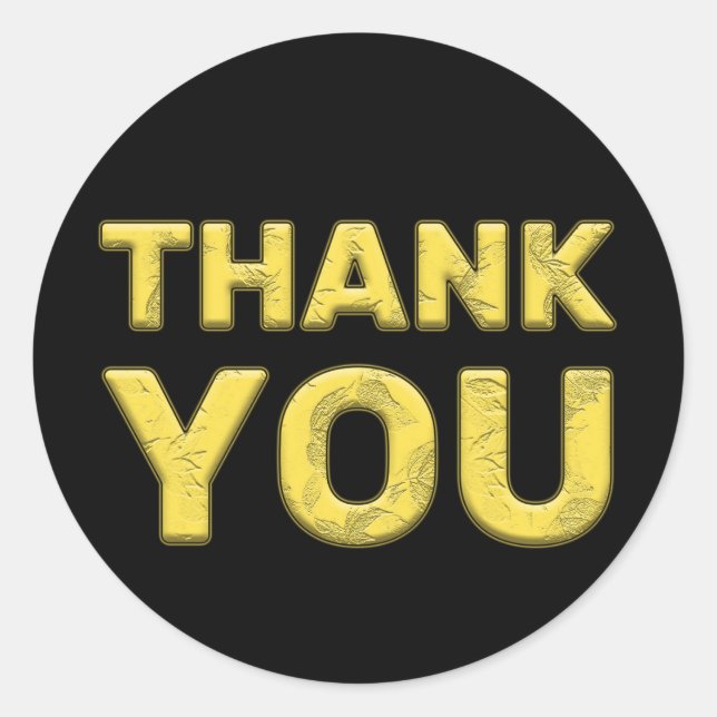 Frohe Weihnachten Vielen Dank, Sticker! Runder Aufkleber (Vorderseite)