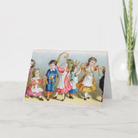 Frohe Weihnachten, Viktorianische Postkarte