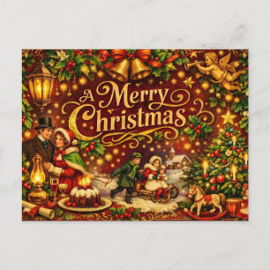 Frohe Weihnachten viktorianischer Feiertag 