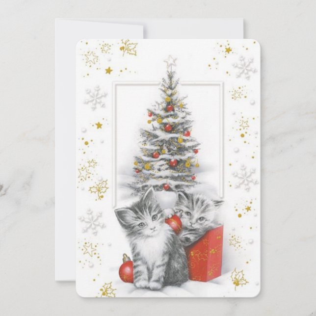 Frohe Weihnachten Vintag (Vorderseite)