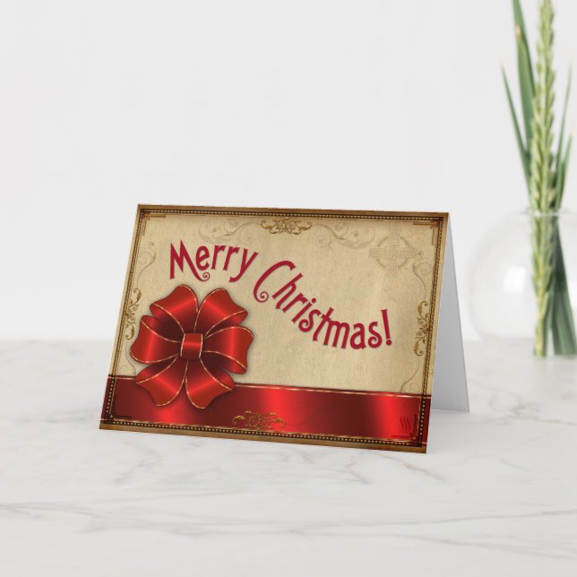 Frohe Weihnachten Vintag (Vorderseite)