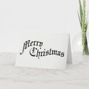 Frohe Weihnachten Vintage altmodische Typografie