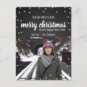 Frohe Weihnachten Vintage Chalkboard Foto