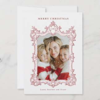 Frohe Weihnachten Vintage Elegante Rahmen