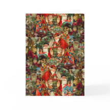 Frohe Weihnachten!! Vintage Gruß-Karte