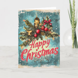 Frohe Weihnachten Vintage Ornamente