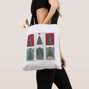 Frohe Weihnachten Vintage Postwertzeichen Baumschl